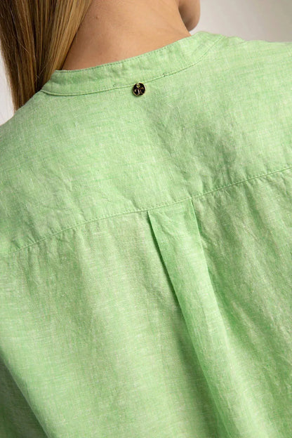 Touché - Linen Blend Button-up Shirt - Rack Hunt