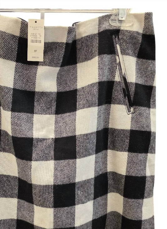 Women's Buffalo Check Skirt
