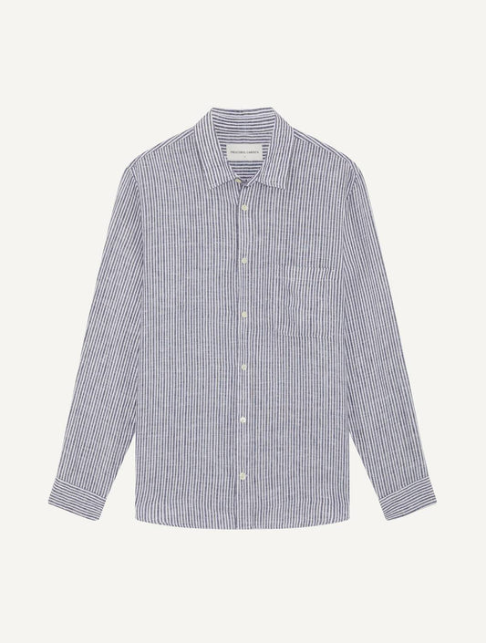 Telles Linen Striped Shirt