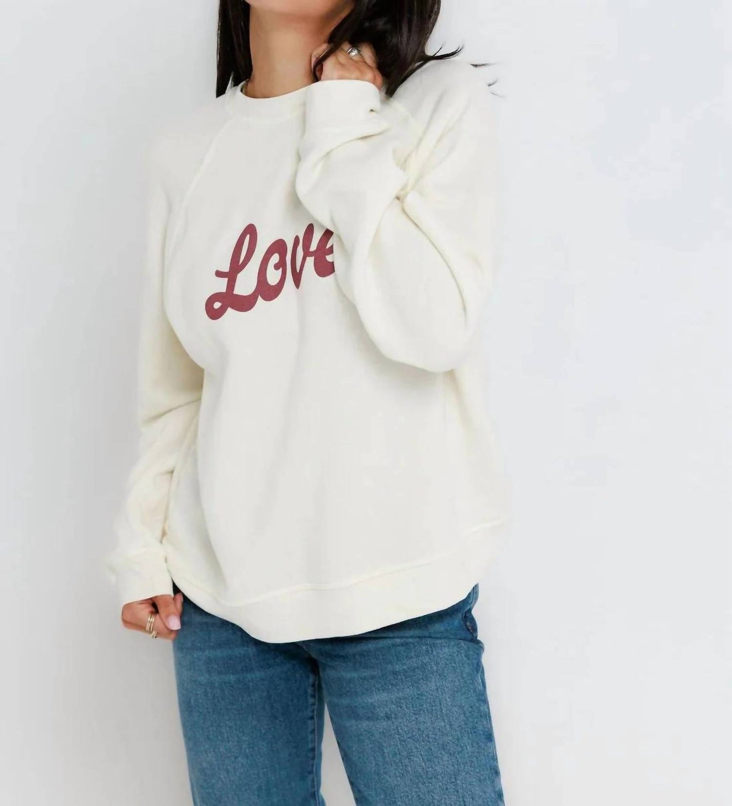 Lover Raglan Crew Sweatshirt