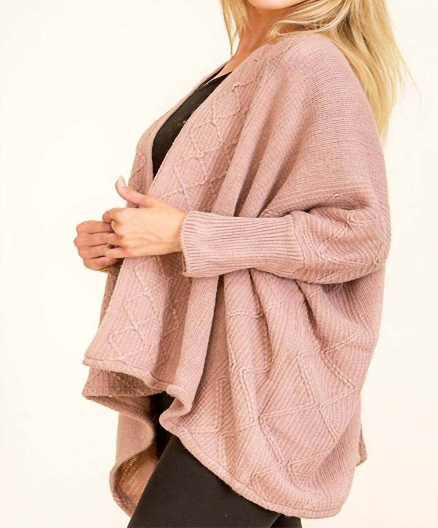 Funteze - Slouchy Knitted Cardigan - Rack Hunt -