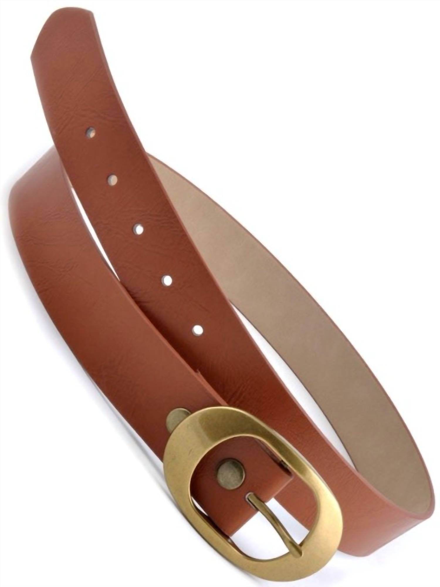 Anzell - Women's Sheila Trendy Oval Buckle Belt - Rack Hunt