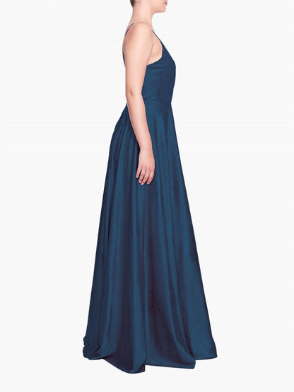Matera Wrap Floral Gown