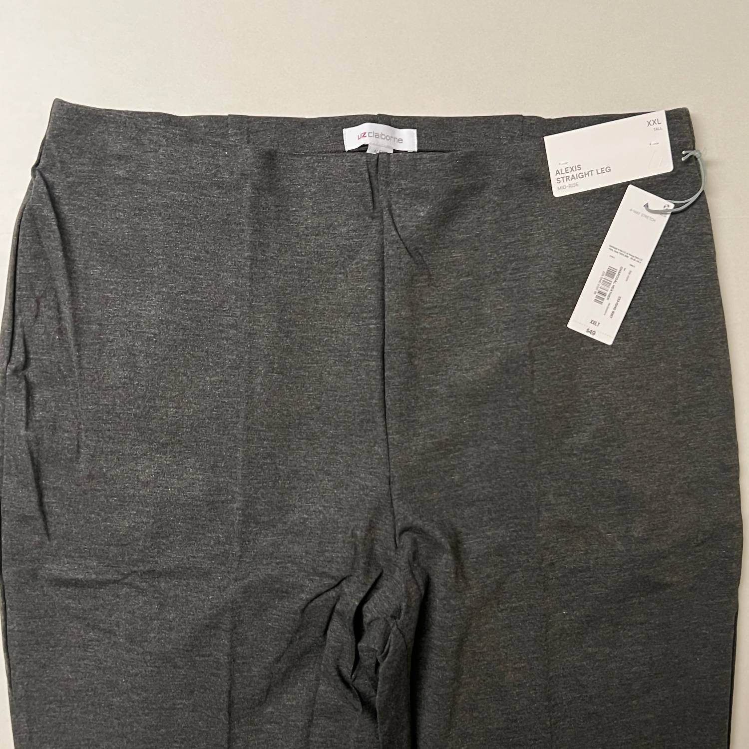 Liz Claiborne - Women's Alexis Straight Leg Mid-rise Pants - Tall - Rack Hunt -