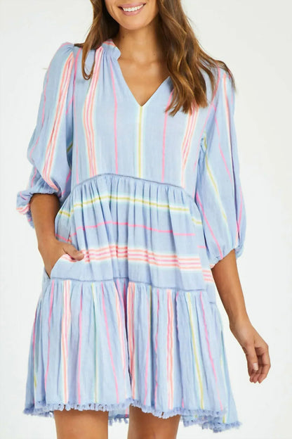 Rubyyaya - Neon V-neck Dress - Rack Hunt