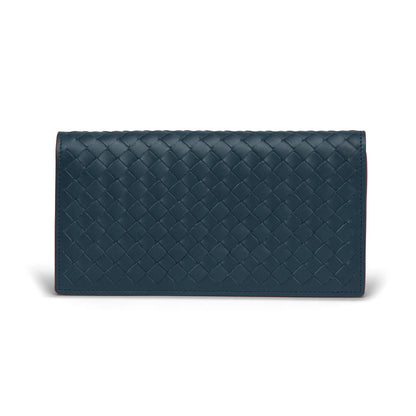 Women's Intrecciato Long Leather Wallet