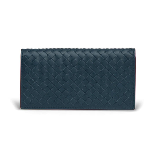 Women's Intrecciato Long Leather Wallet