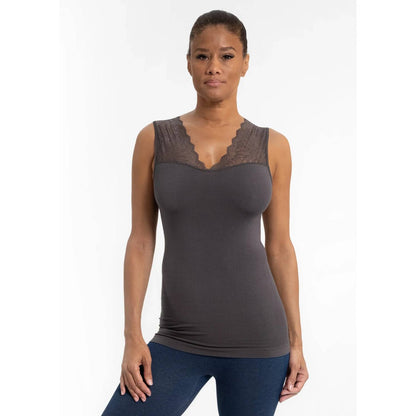 Reversable Lace Inset Top