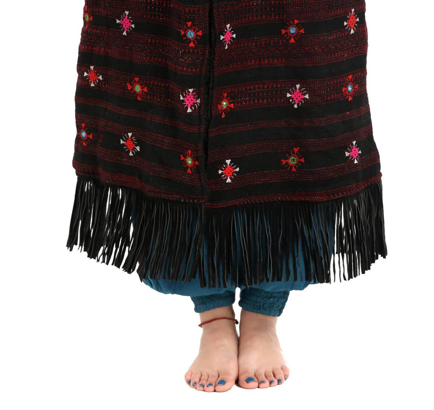 StandAwt - Hand-embroidered Patches Merino Wool Coat - Rack Hunt -