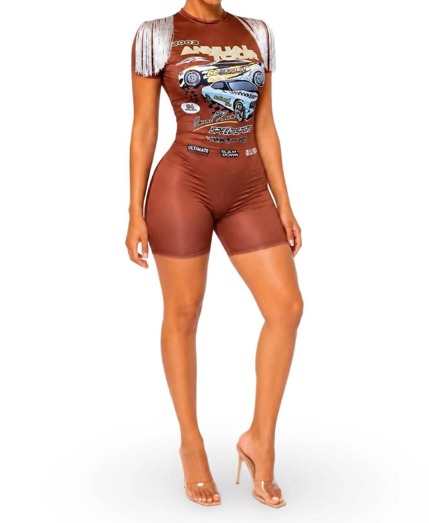 All I do Is Win Tee Bermuda Romper