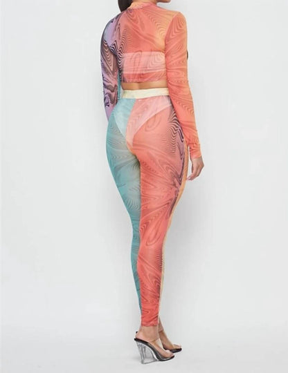 Charlie Feel The Breeze Mesh Pants Set
