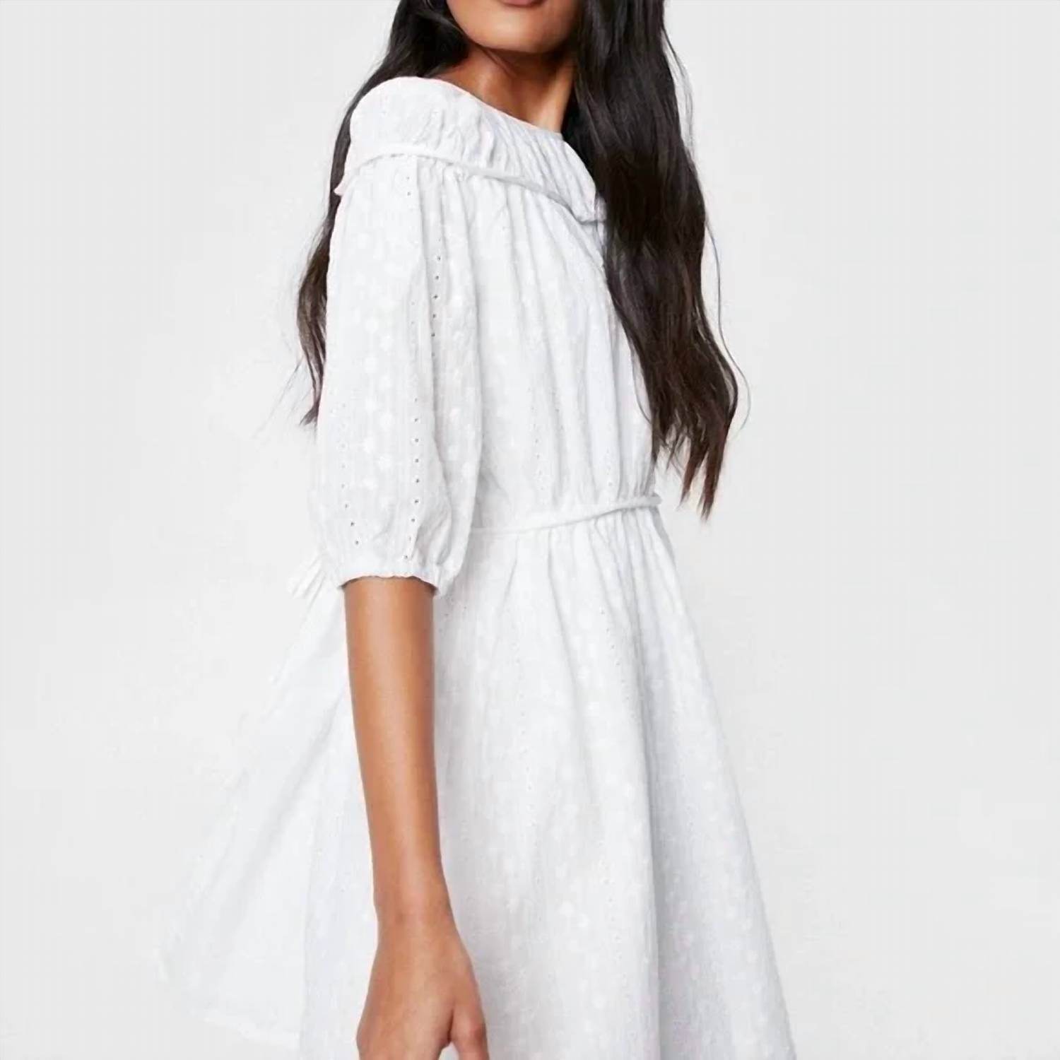 Nasty Gal - Broderie Tie Back Mini Dress - Rack Hunt