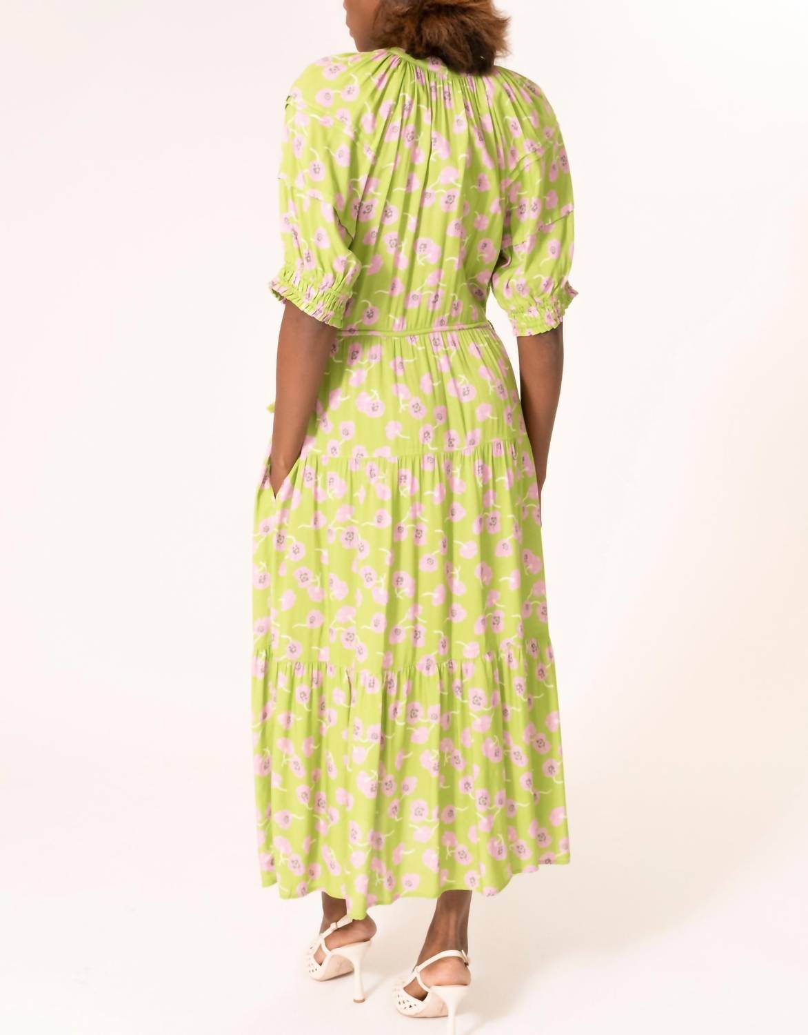 Area Stars - Side Tie Midi Dress - Rack Hunt