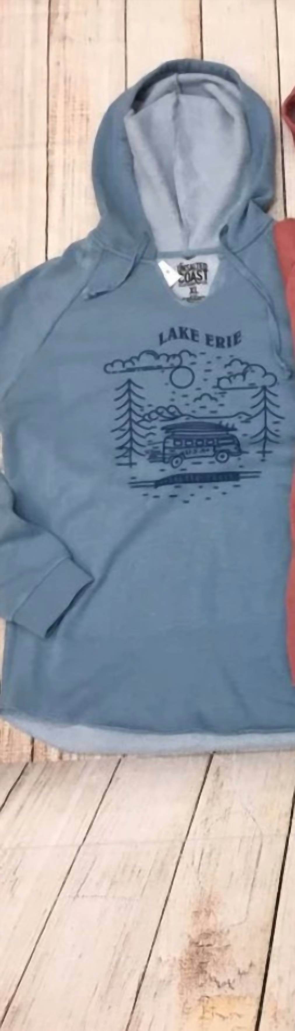 Unsalted Coast - Women Lake Erie Hoodie - Rack Hunt -