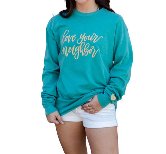 The Addyson Nicole Company - Love Your Neighbor Long Sleeve Tee - Rack Hunt -