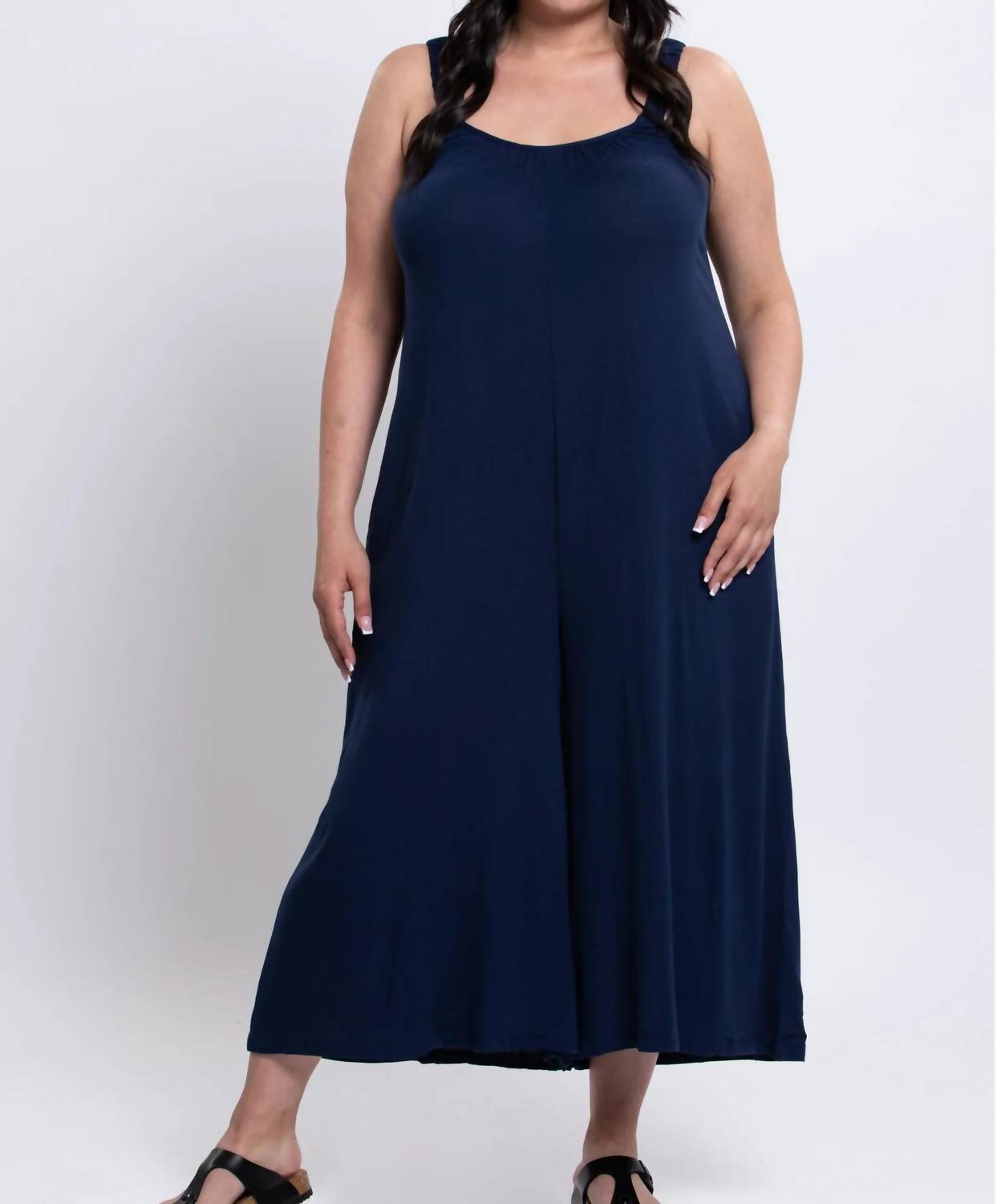 Joanna Bamboo Linen Wide Leg Jumpsuit