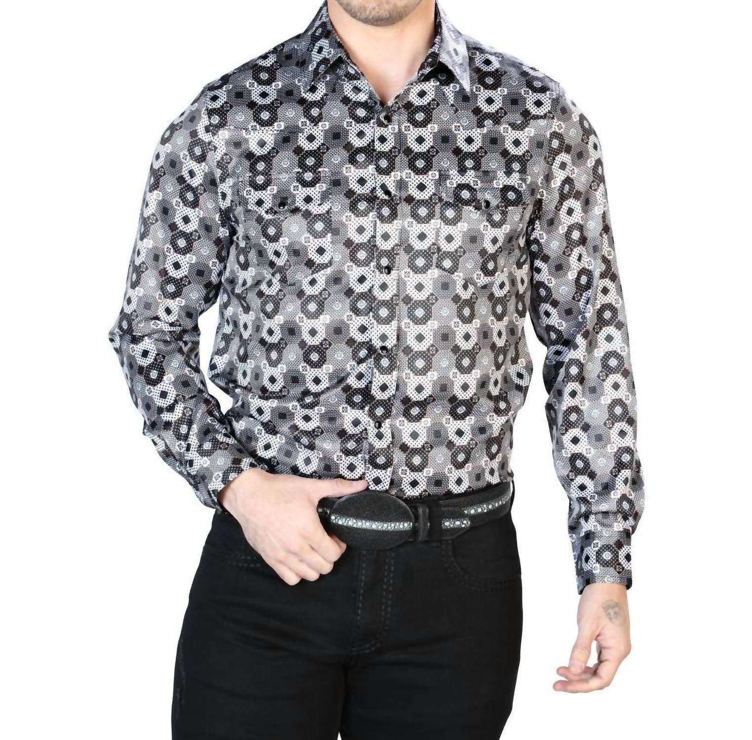 El Señor De Los Cielos - Casual Long Sleeve Shirt - Rack Hunt -