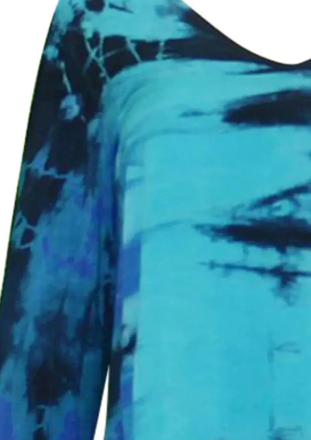 Impulse California - Women's Hand Dyed Chiffon Overlay Top - Rack Hunt