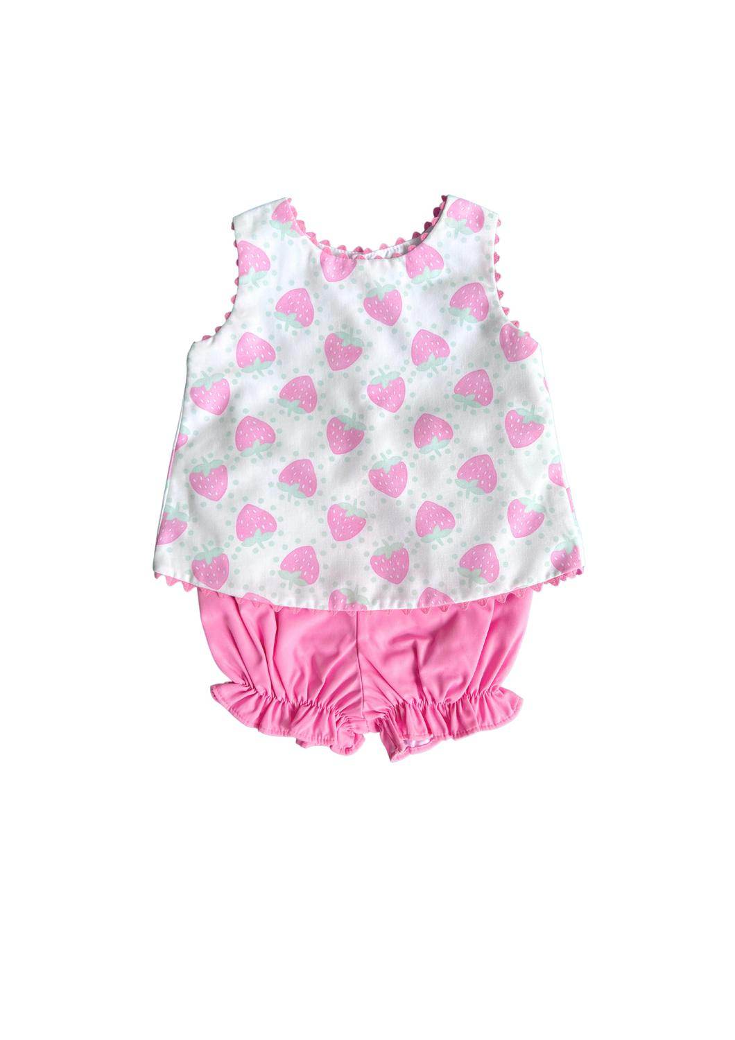 Mint Magnolia - Girl's Tally Tulip Bloomer Set - Rack Hunt