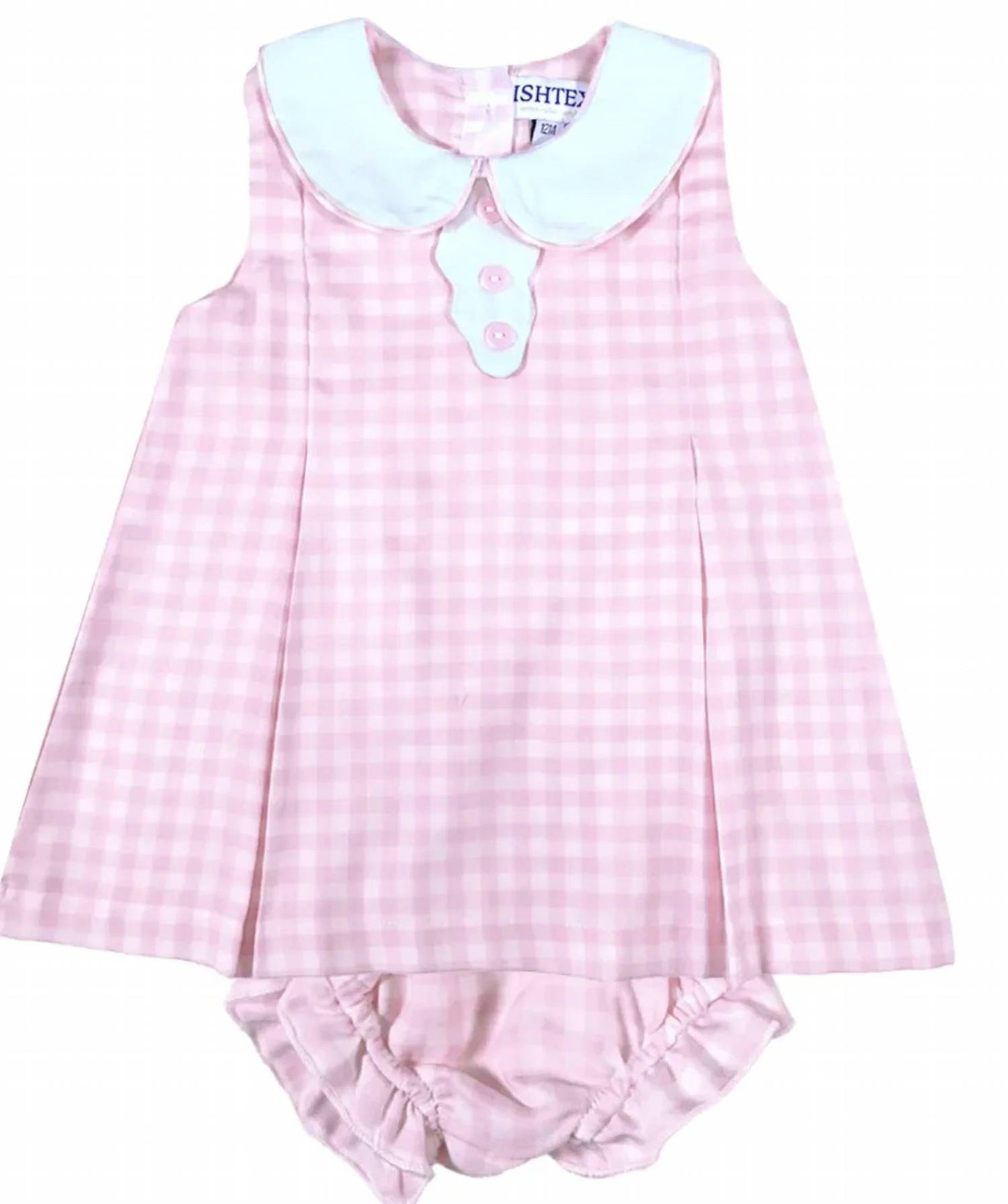 Girls Gingham Infant Dress