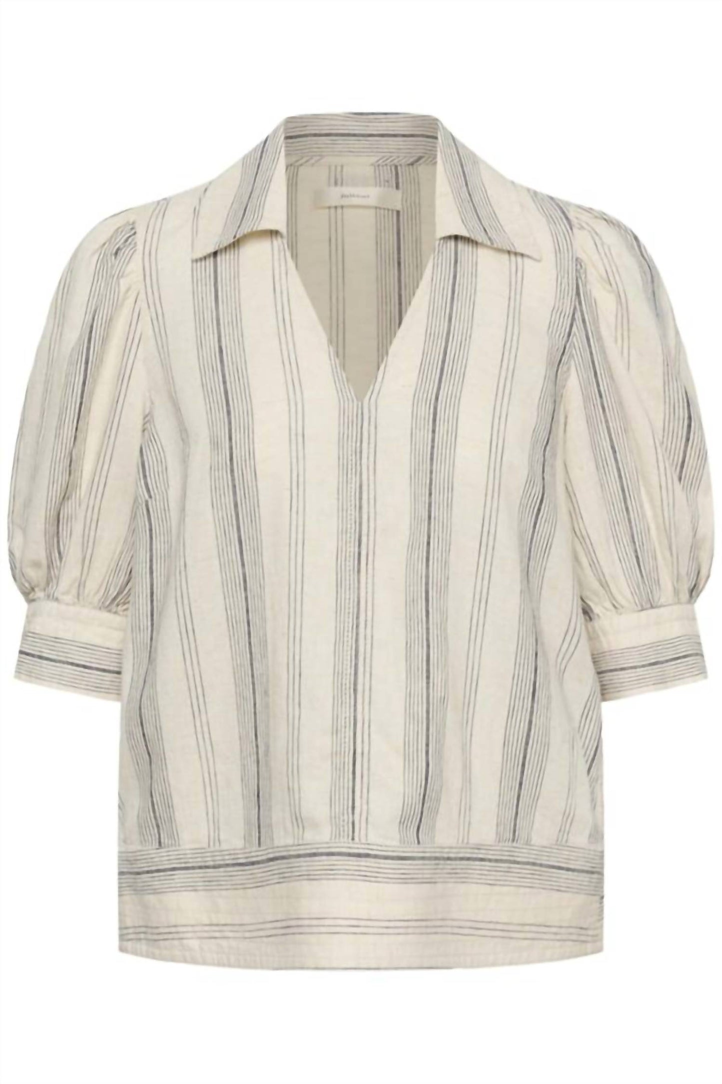 Edith Linen Mix Blouse