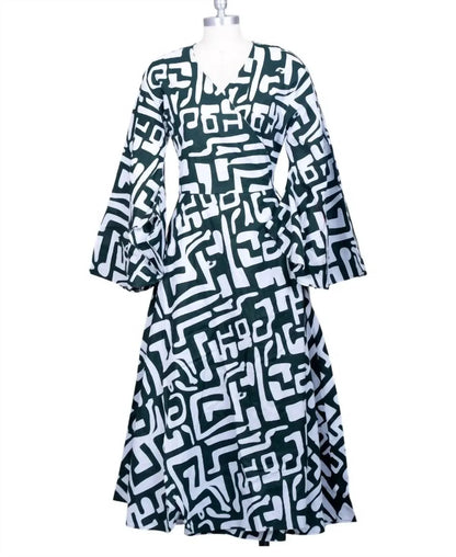 Kara Chic - Ankara Wrap Dress - Rack Hunt