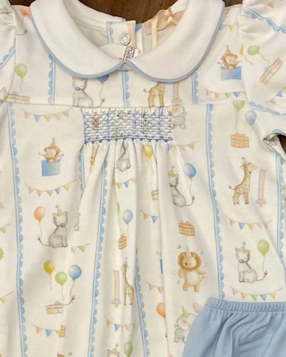 Girl's Sweet Sparkle Smocked Dress