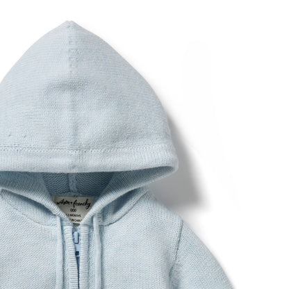 Boy's Knitted Zipped Sweater