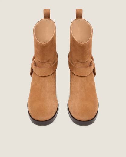 Women's Hailey Low Suede Biker Boots