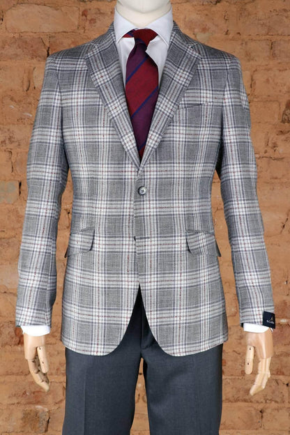 Scabal - Men's Kenton Unlined Wool, Silk, & Linen Soft Coat - Rack Hunt