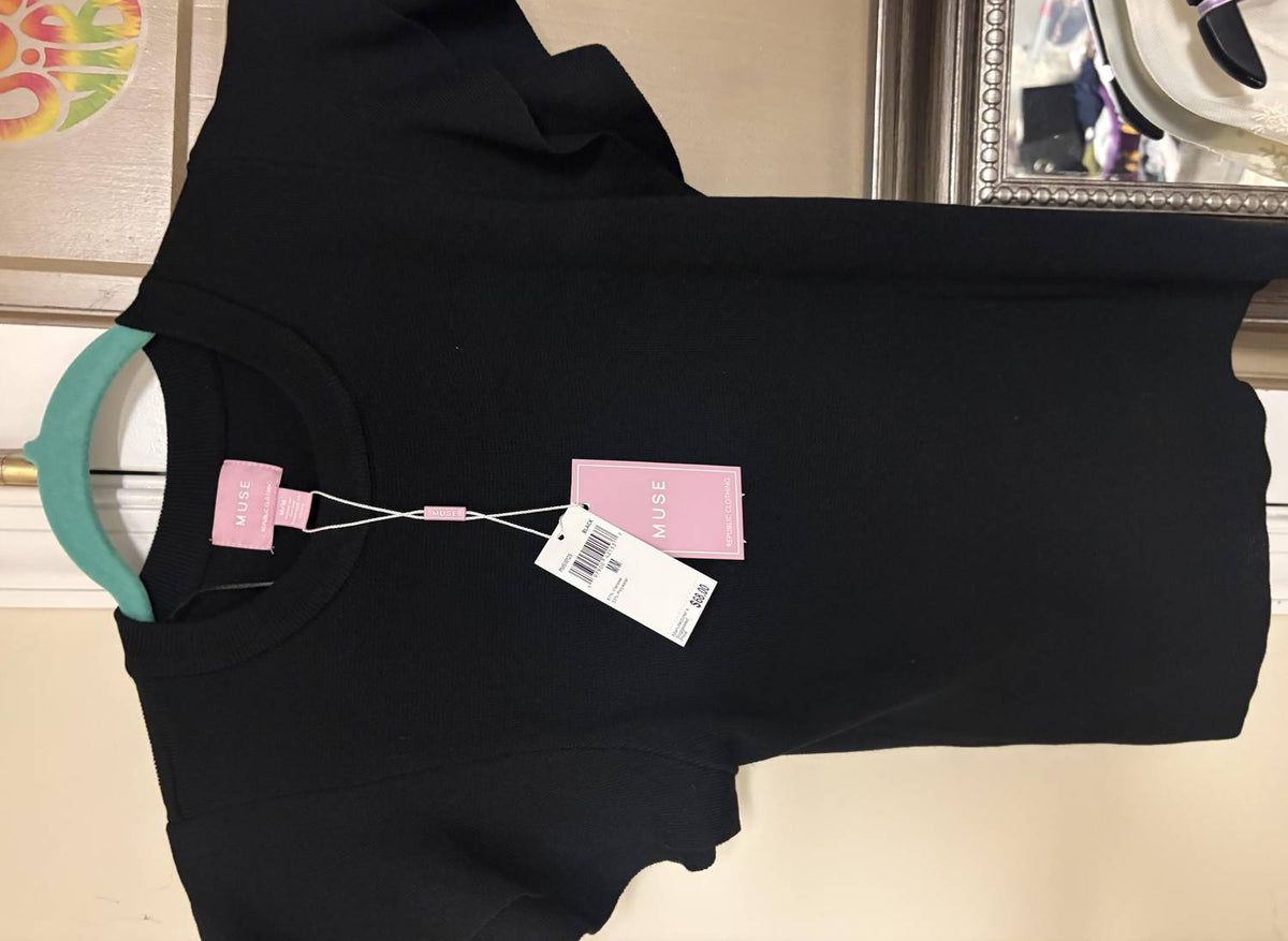 Women's Ruffle Sleeves Republic Clothing Line Sweater