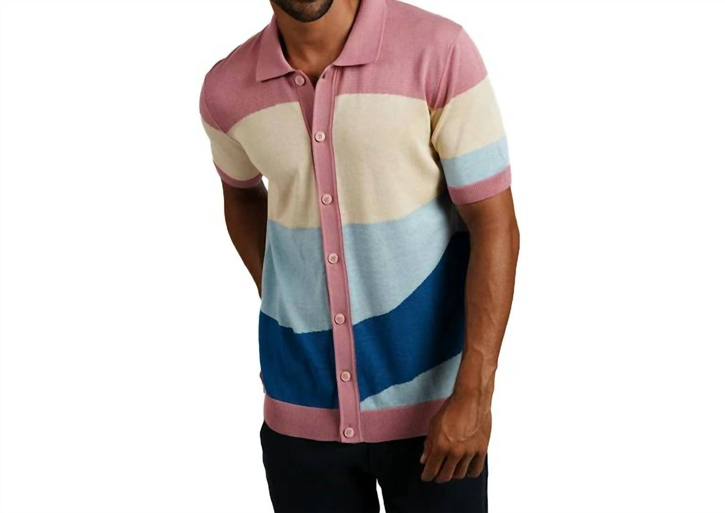Men's Short Sleeve Knit Polo