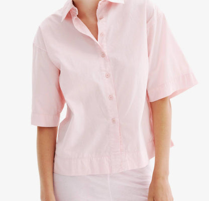 Aisla Short Sleeve Button Down Top