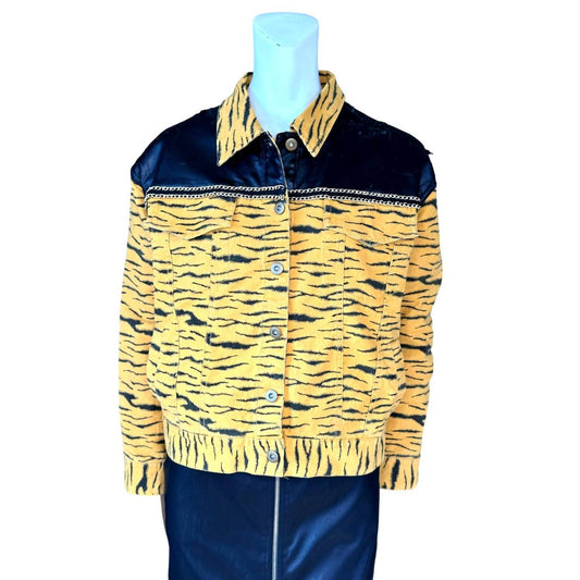 English Rose - Tiger Vintage Style Bomber Jacket - Rack Hunt -