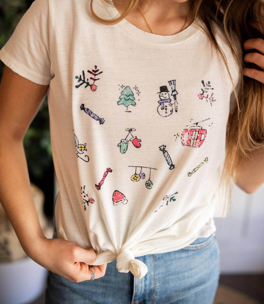 Boat House Apparel - Holiday Doodles T-Shirt - Rack Hunt