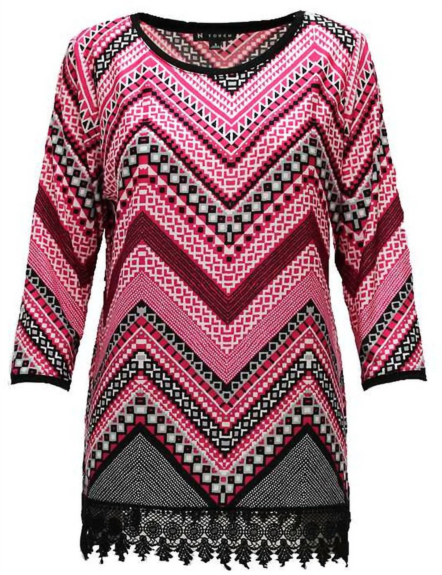Women's Chevron Print Top