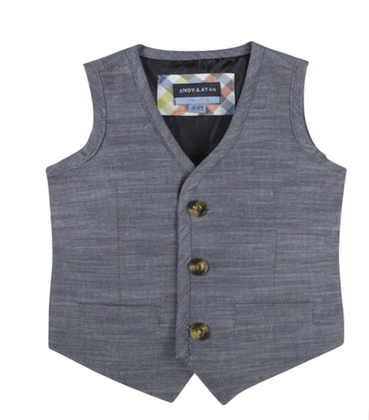 Kids Chambray Vest & Pant Set
