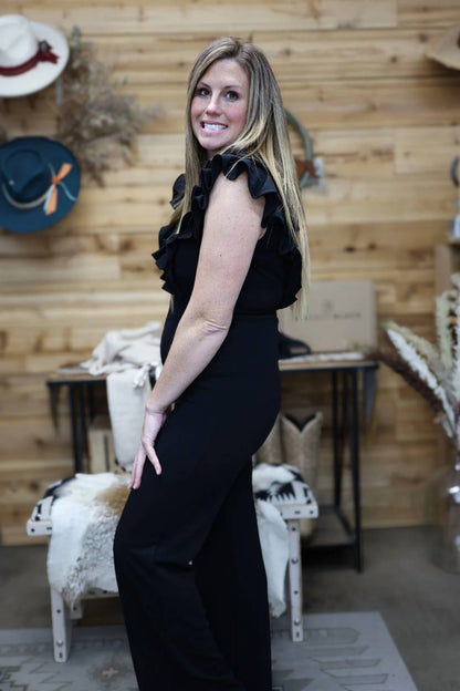 Ruffle Power Jumpsuit