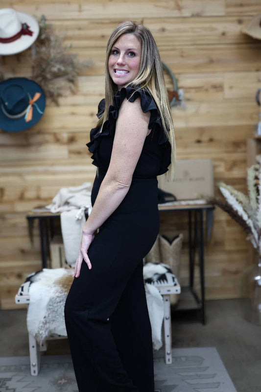 Ruffle Power Jumpsuit