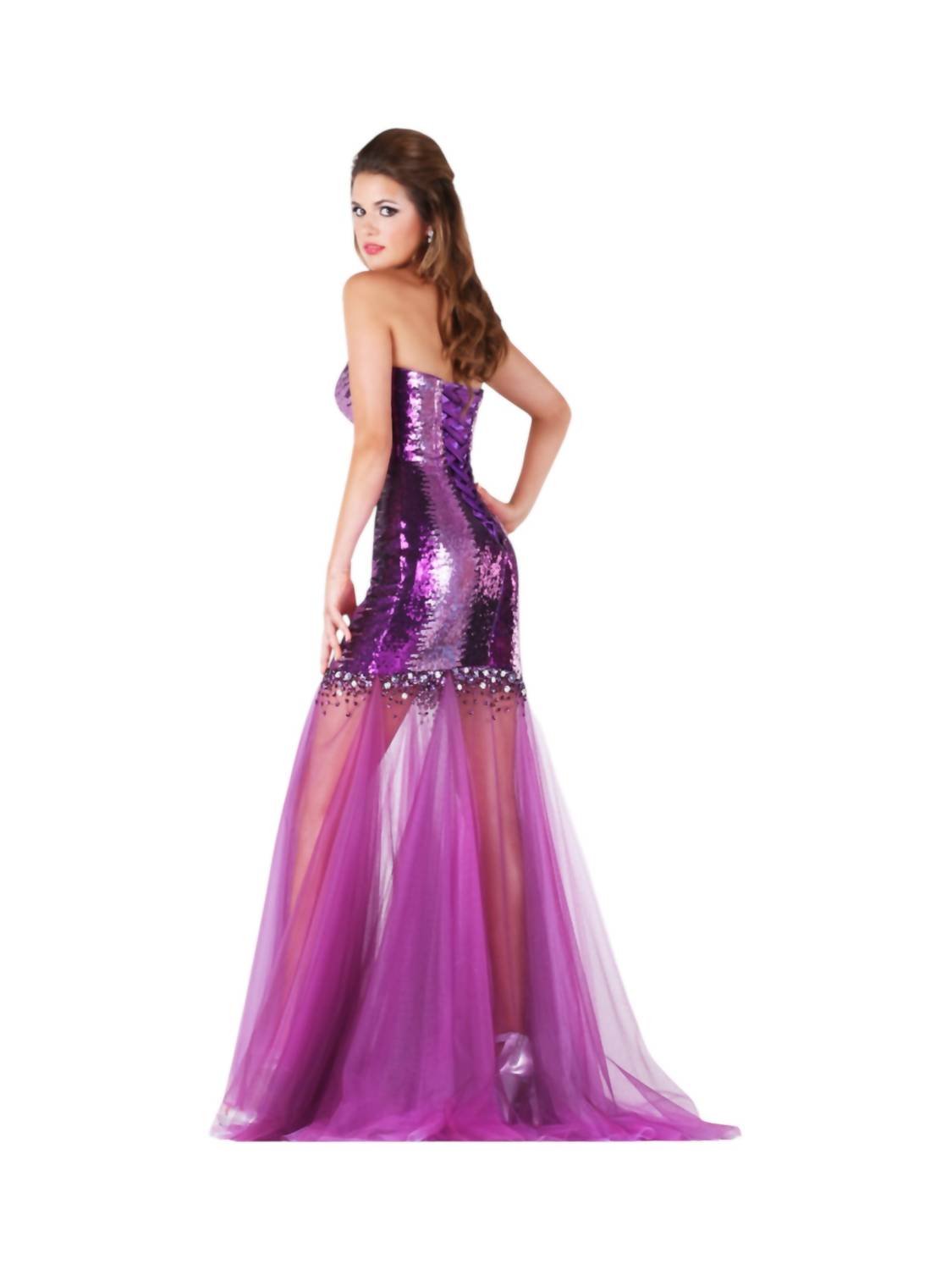 Beautifully Sequined Sweetheart Dress