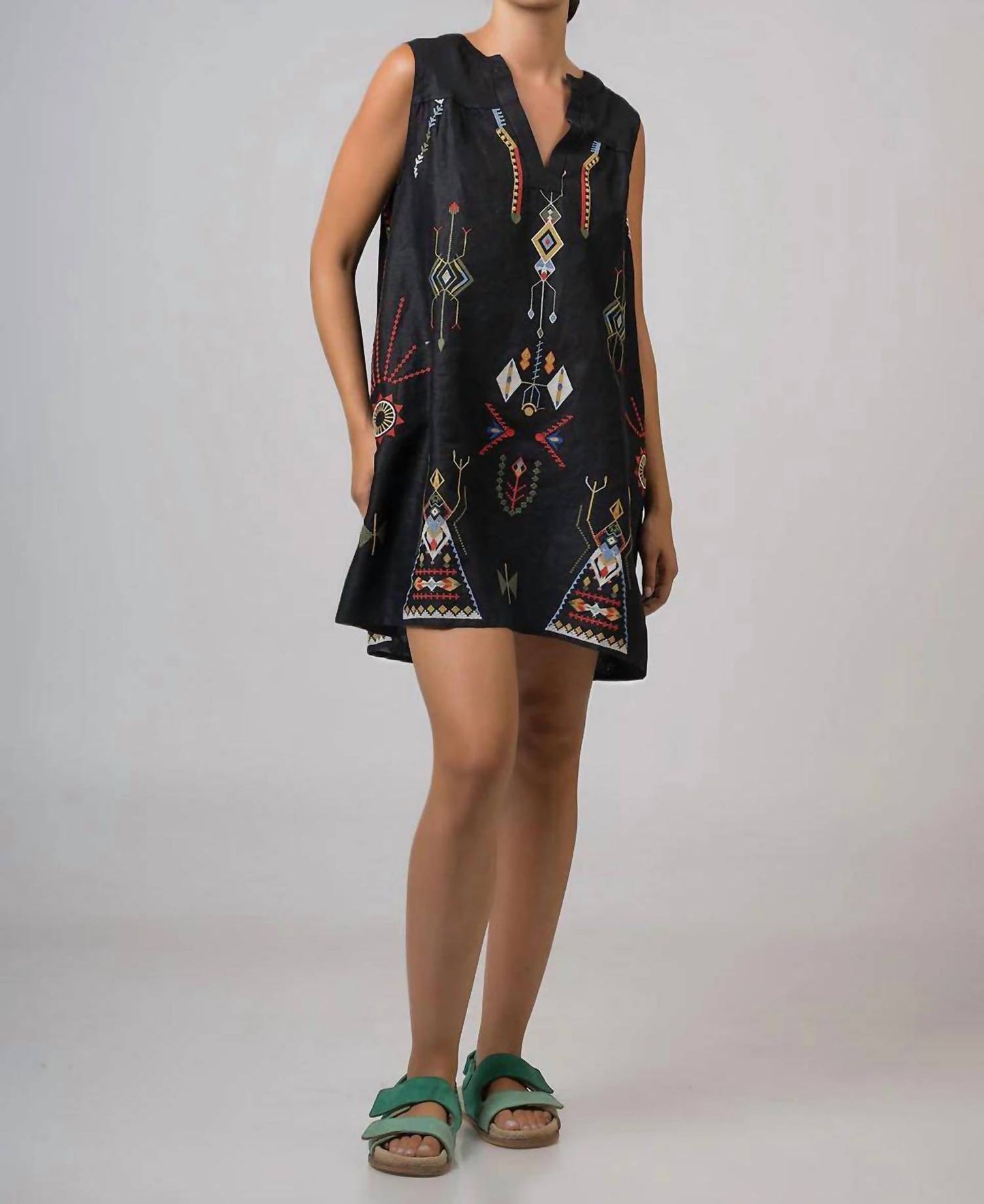 Sleeveless Shift Dress