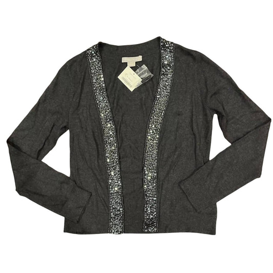 Women's Beaded Trim Cashmere Cardigan