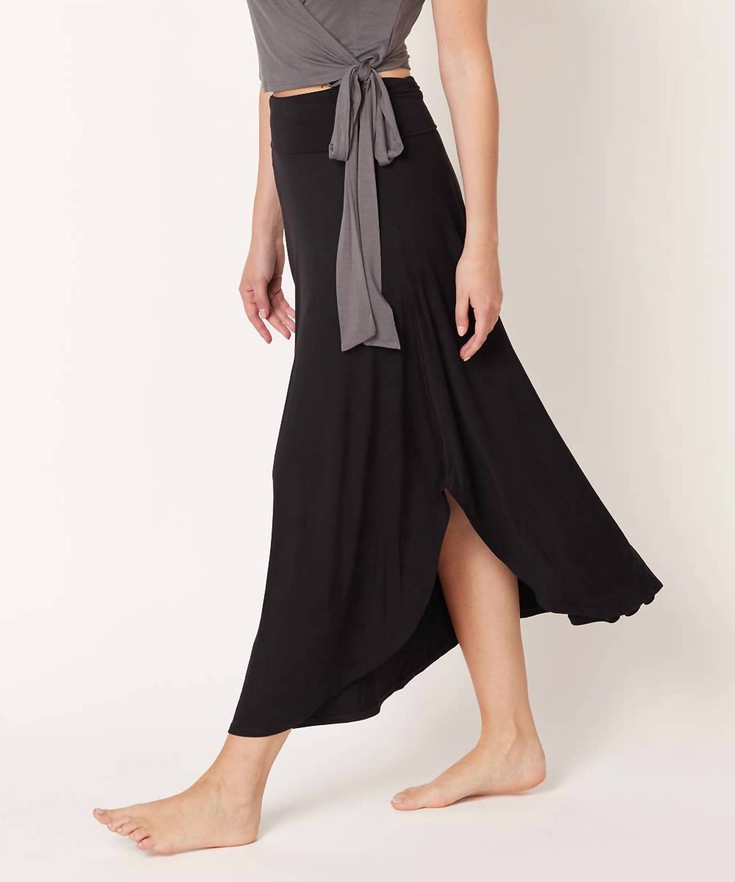 Bamboo Tulip Maxi Skirt