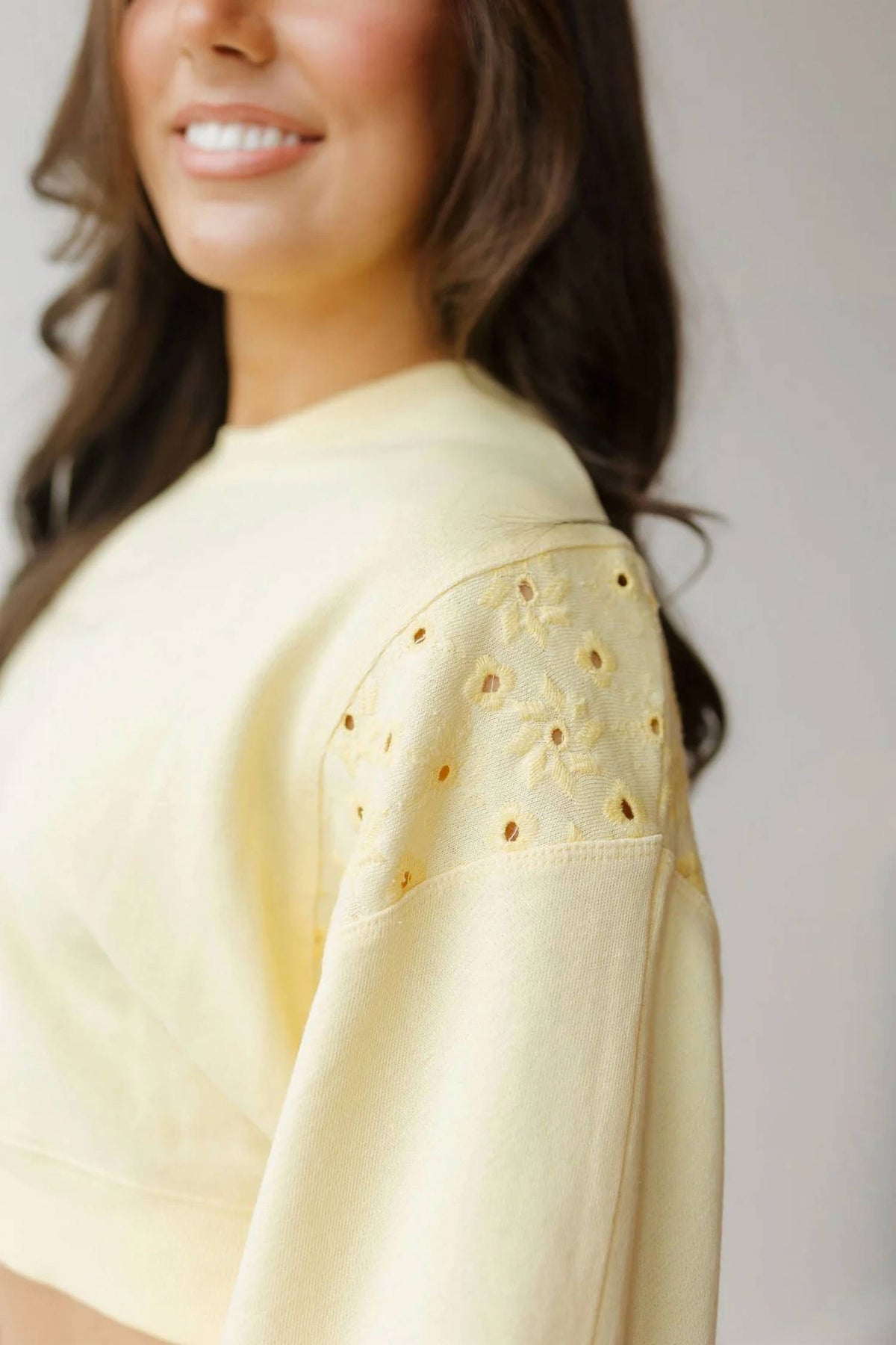 Ginger Cropped Sweatshirt