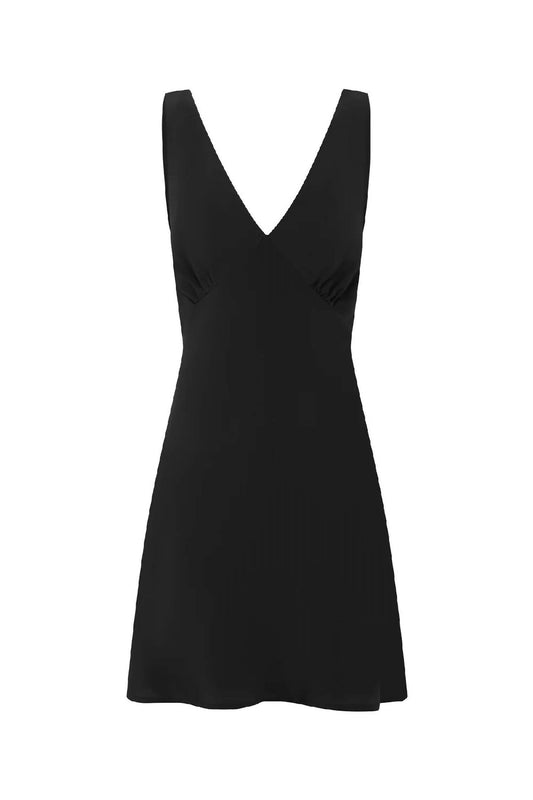 Olga Joan - Women's Plunge Bias Mini Dress - Rack Hunt