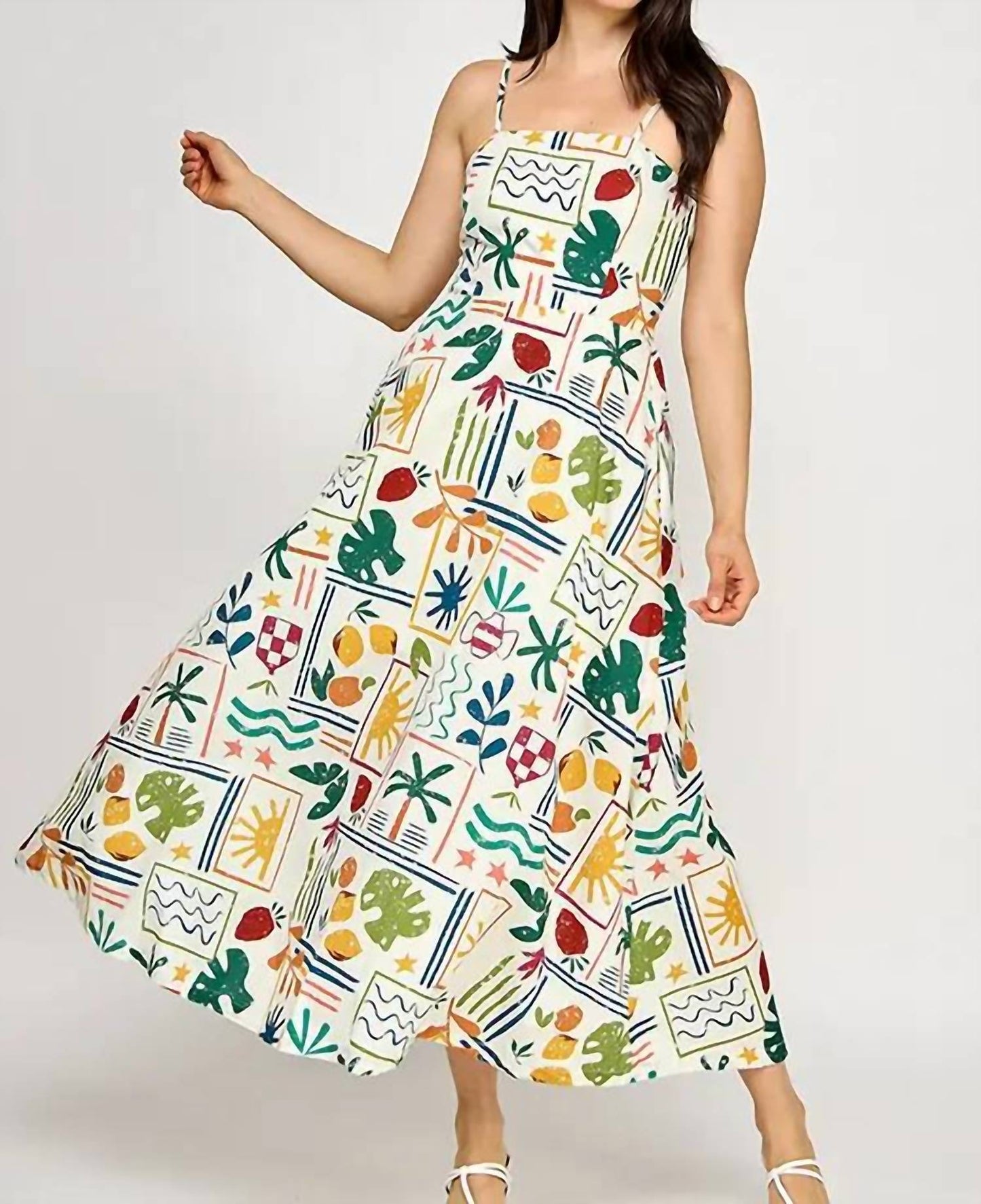 Mosaic Midi Dress