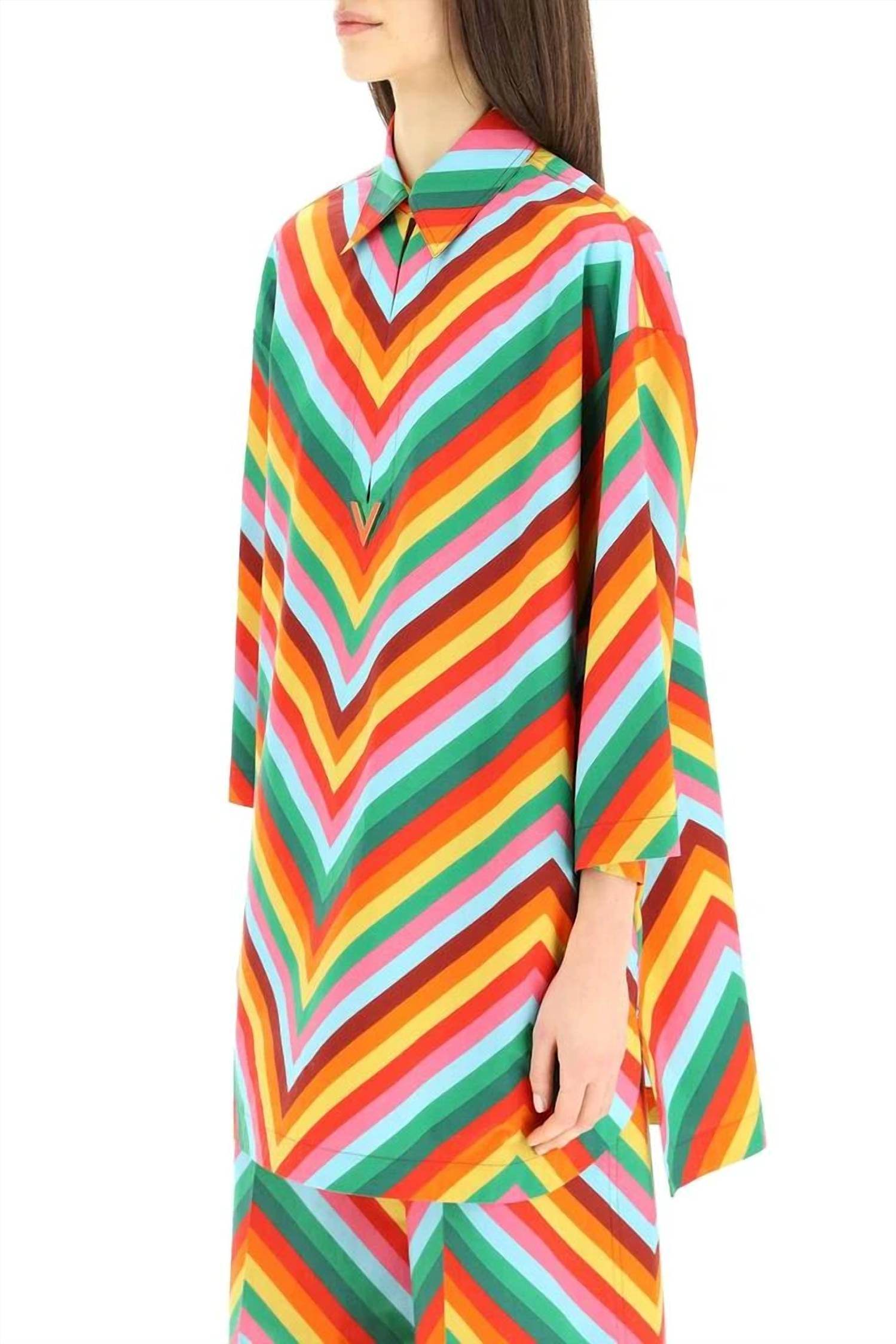 Valentino - Rainbow Striped Shirt - Rack Hunt