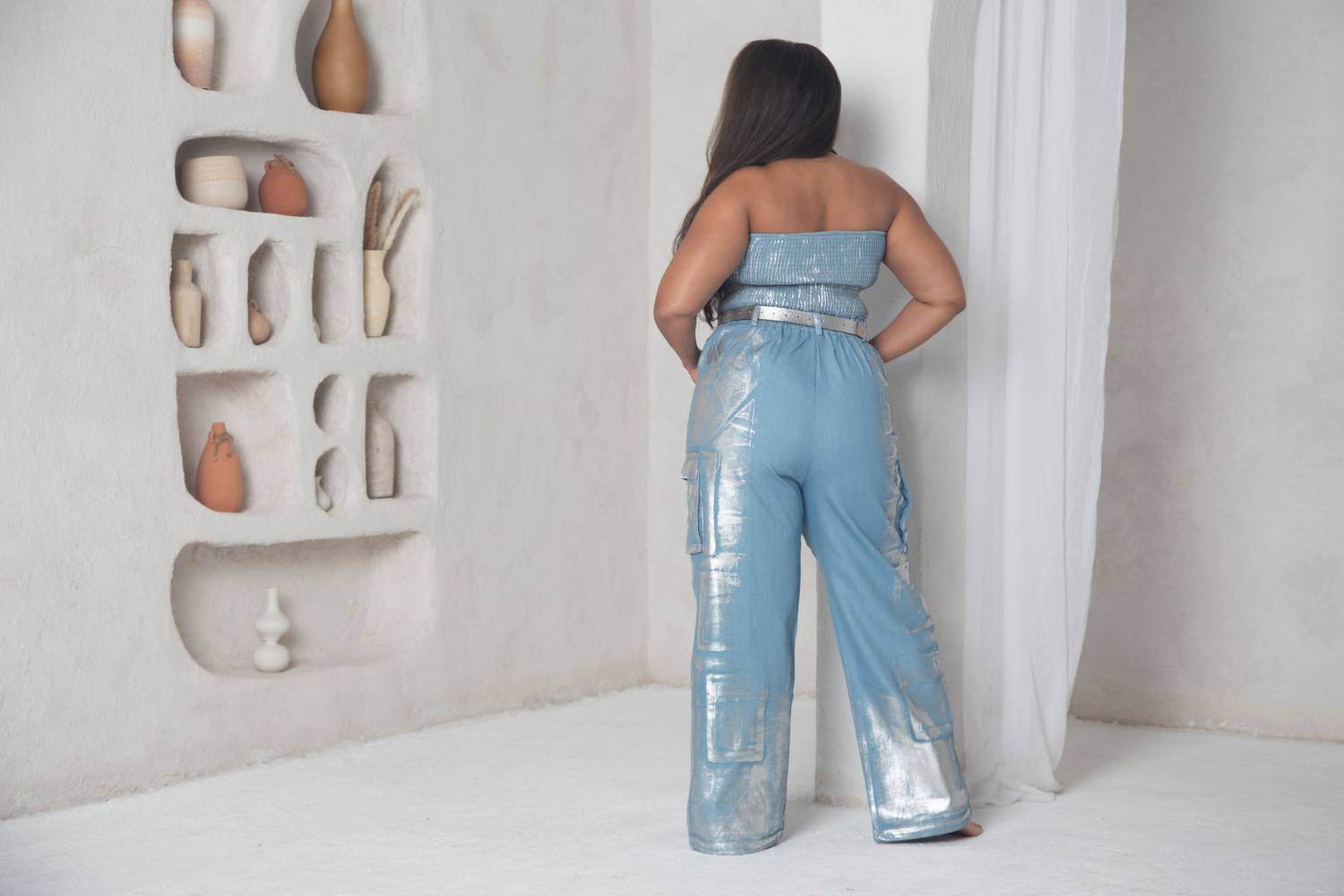 Ariel - Metallic Muse Jumpsuit - Rack Hunt -