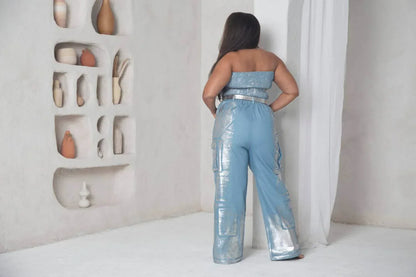 Ariel - Metallic Muse Jumpsuit - Rack Hunt