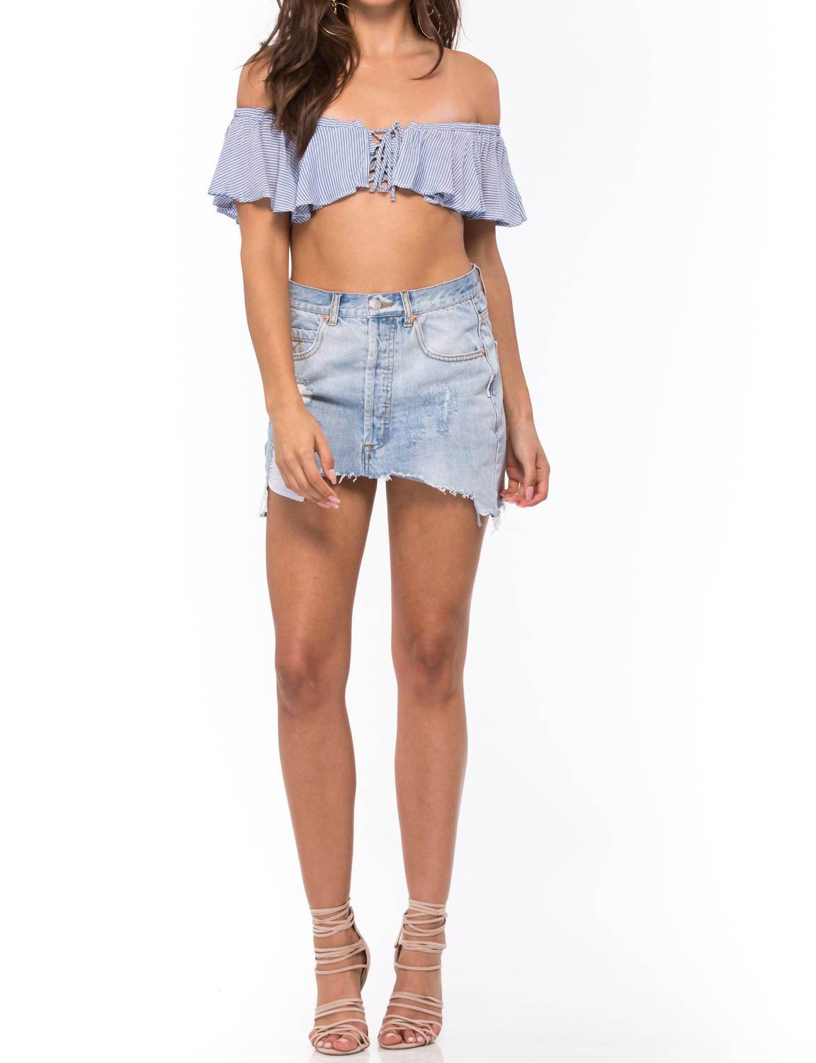 Blue Life - Melanie Off The Shoulder Lace Top - Rack Hunt -